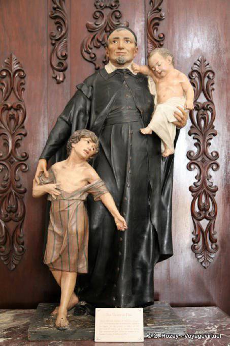 San Vicente de Paul, Museum of Sacred Art, Cathedral, Campeche - Mexico