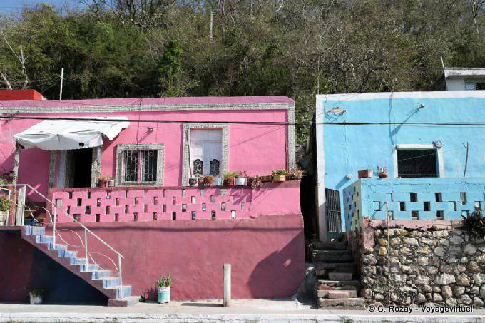 Chiapaneca houses, Campeche - Mexico