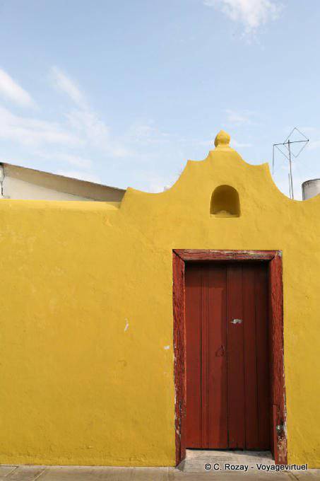 Typical colors Chiapaneca, Campeche - Mexico