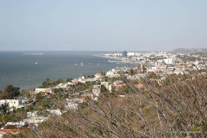Panorama of Campeche from Fort San Miguel - Mexico