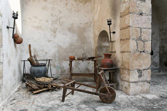 The kitchen of the soldiers, between the ramparts of Campeche - Mexico