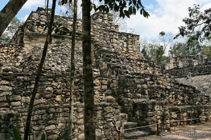 Climb the pyramid, Group B Coba - Mexico