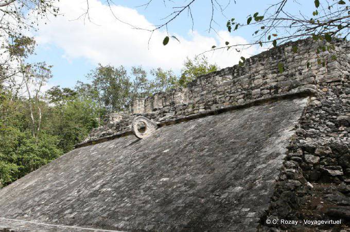 The ball game court, Cobá - Mexico