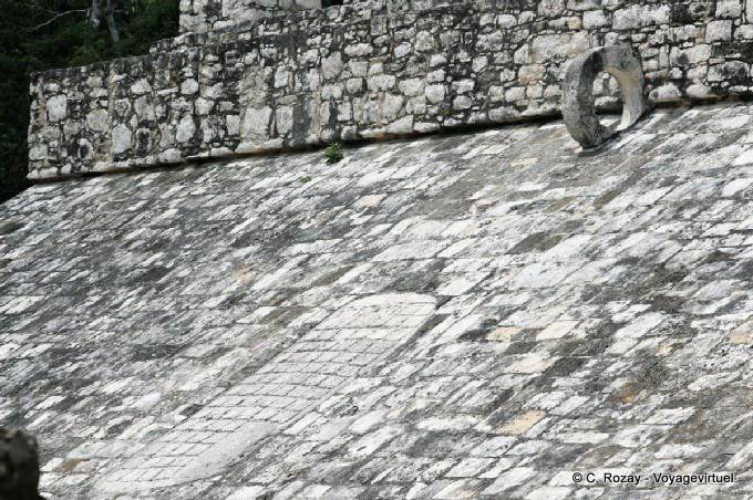 Ring and the Juego de Pelota registration, Cobá - Mexico