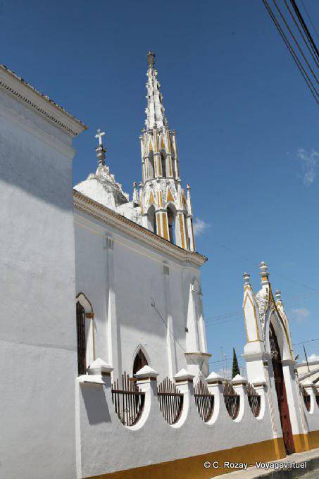 A spire of the church of San José, Comitán - Mexico