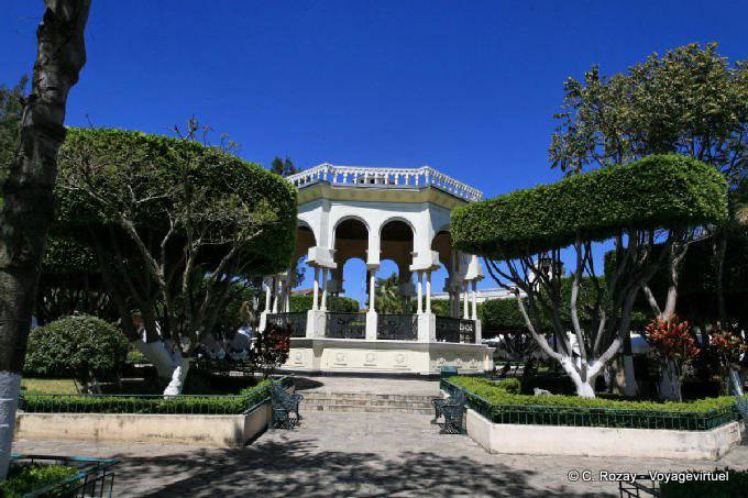 Kiosk in the heart of Parque Central, Comitán - Mexico
