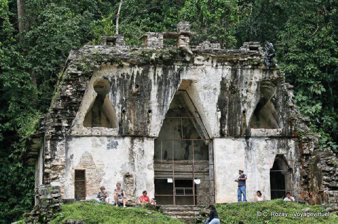 Mirador Hall of Foliated Cross, Palenque - Mexico