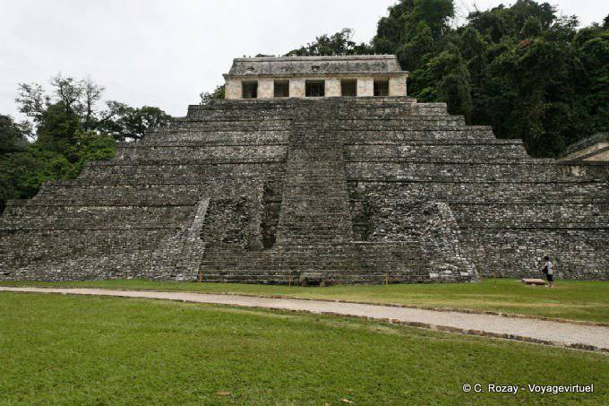 Stairs of the Temple of the Inscriptions, Palenque - Mexico