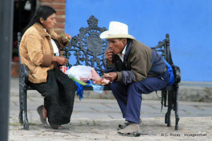 The lunch time, Plazuela del Cerrillo San Cristobal de Las Casas - Mexico