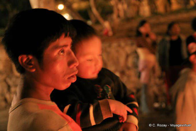 Descendant of Maya, Easter light, San Cristobal de Las Casas - Mexico