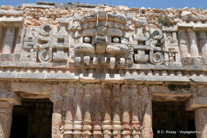 Mascaron of God Chaak, Sayil - Mexico