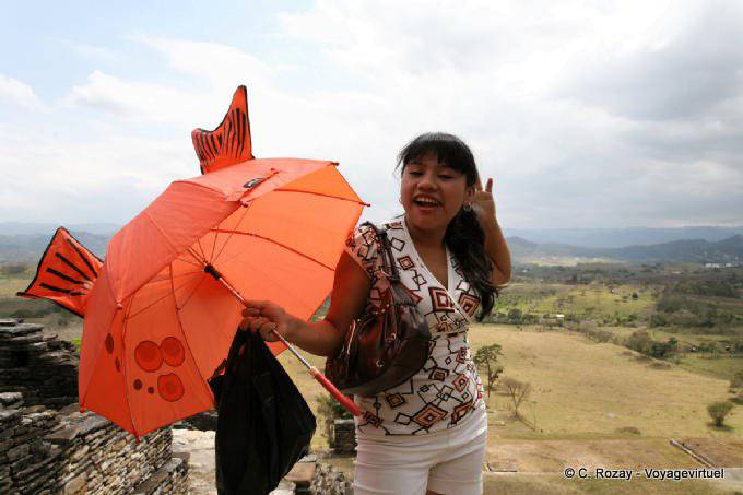 Mexican original umbrella, Tonina - Mexico