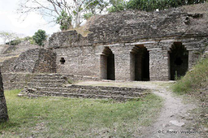 The Palace of Darkness, the first level of the Acropolis, Tonina - Mexico
