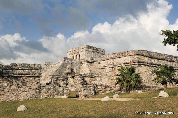 The remains of El Castillo, Tulum - Mexico