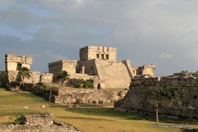 Panorama of the Castle from the Grand Palais, Tulum - Mexico