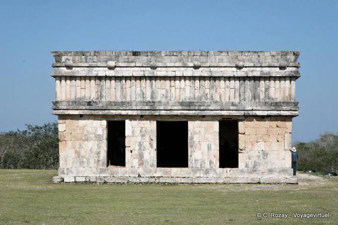 The front of the House of the Turtles, Uxmal - Mexico