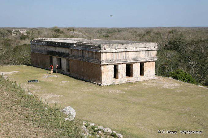 The House of the Turtles, overview, Uxmal - Mexico