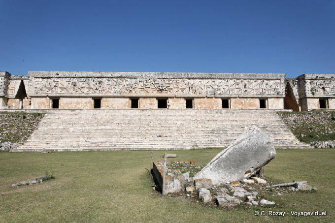 Monolith of Picota, Uxmal - Mexico