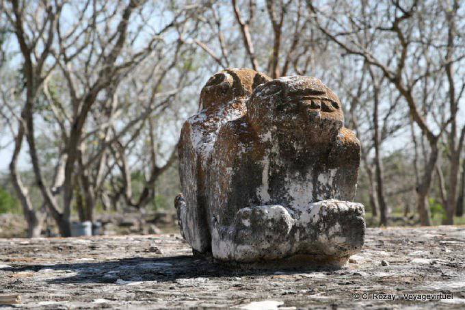 The Jaguar Throne, Uxmal - Mexico