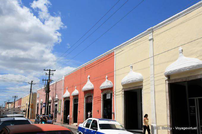Facades of Calle 41, Valladolid - Mexico