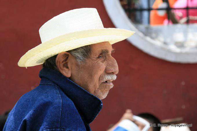 Portrait of a street vendor, Valladolid - Mexico