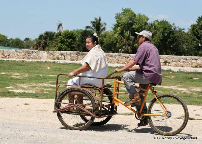 Taxi tricycle, Sotuta, Yucatan - Mexico