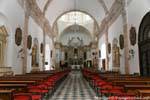 The nave of the Nuestra Señora de la Purisima Concepcion Cathedral, Campeche, Mexico.