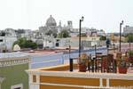 Panorama from the rooftops, Campeche, Mexico.