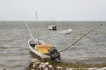 Boat on the fishing port, Campeche, Mexico.