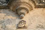 Architectural detail of the Gate of the Sea, Campeche, Mexico.