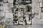 Retail entangled in the house of the snake's mouth, Chicanna, Mexico.
