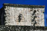 Temple Chacmool, top of the temple of the Warriors, Chichen Itza, Mexico.