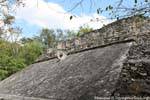 The ball game court, Cobá, Mexico.