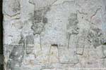 Fragment of sculpture of a stela, Coba, Mexico.