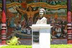 Bust of Rosario Castellanos, Casa de La Cultura, Comitán, Mexico.