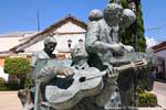 Sculpture of a group of musicians to San Jose, Comitán, Mexico.