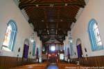 View from the nave altar, Church of Santo Domingo de Guzmán, Comitán, Mexico.