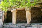Columns of Temprano group Kabah, Mexico.