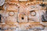 Focus on Chaac, the God of Rain, Kodz Poop, Kabah, Mexico.