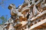 Labná, Mascaron god Chac, Mexico.