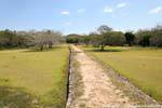 The Sacbé or white path of the Maya Lowlands, Labná, Mexico.