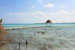 The lake of seven colors, Laguna Bacalar, Mexico.