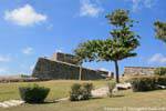Defense against Caribbean pirates, Fort San Felipe, Laguna Bacalar, Mexico.