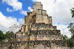 Pyramid Chunyaxché, El Castillo, Muyil, Mexico.
