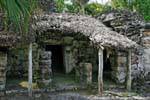 Ruins of the Palace Rose, building of the post-classical period, Muyil, Mexico.