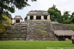 Excavations at the foot of a temple, Northern Group, Palenque, Mexico.