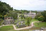 Panorama of the Pre-Hispanic City, Palenque, Mexico.