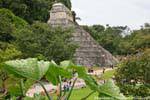 At the top, the tomb of Pakal, Temple of Inscriptions, Palenque, Mexico.