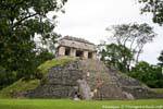 Temple of the Cross: the explorer Frederick Waldecken made it his home for two years, Palenque, Mexico.