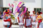Traditional dance group, Puerto Morelos, Mexico.